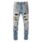 Amr Diamonds Blue Jeans