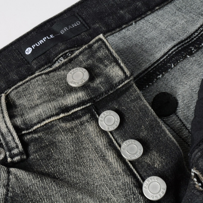Purple Grey Ripped Jeans