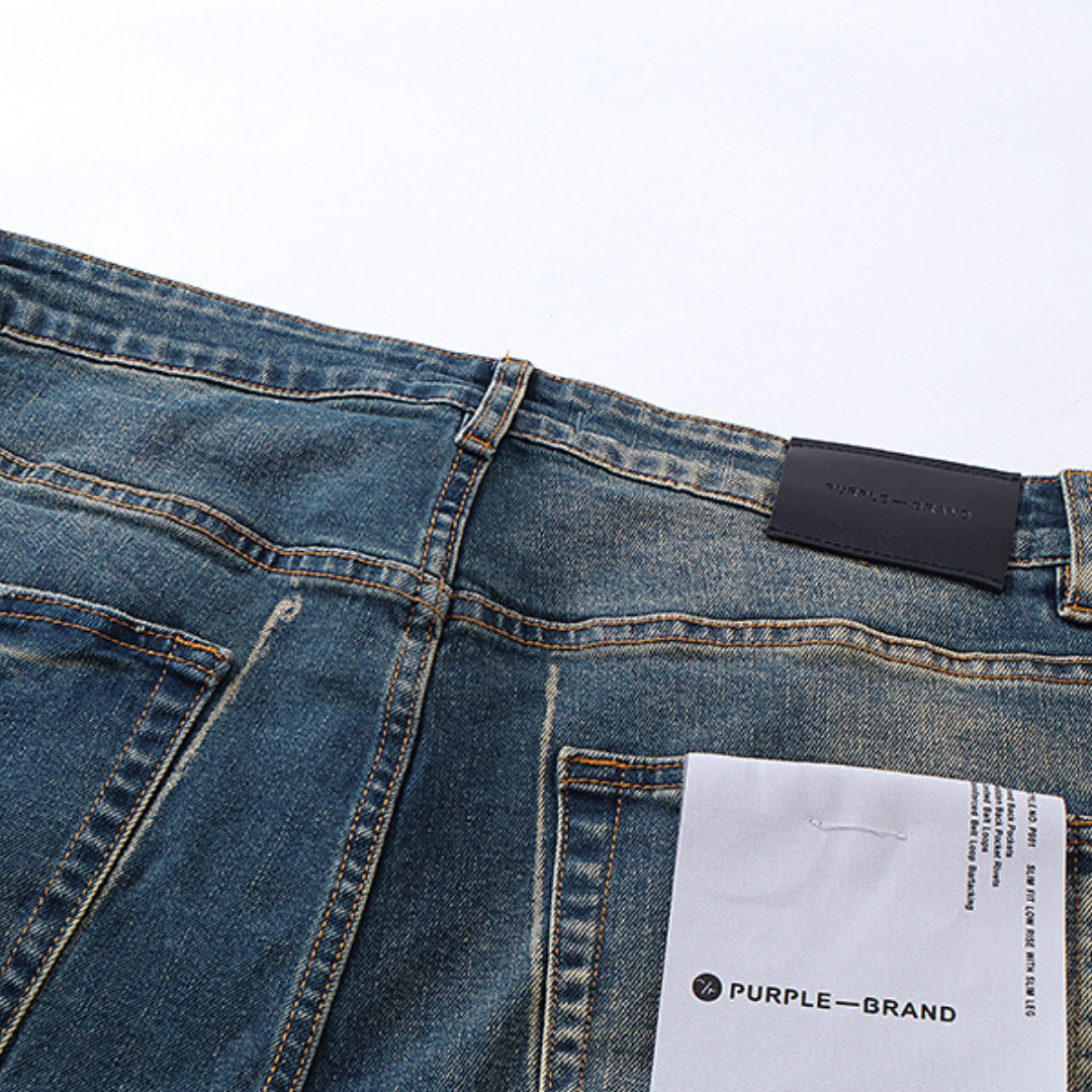 Purple Flared Jeans
