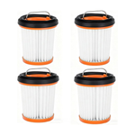 4 Pack HEPA Cloth Filter for Power Pro