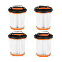 4 Pack HEPA Cloth Filter for Power Pro
