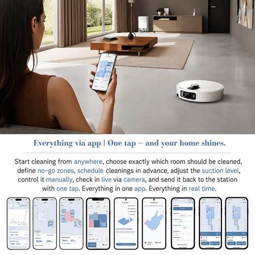 NeoSense X1 – Self-Emptying Robot Vacuum & Mop