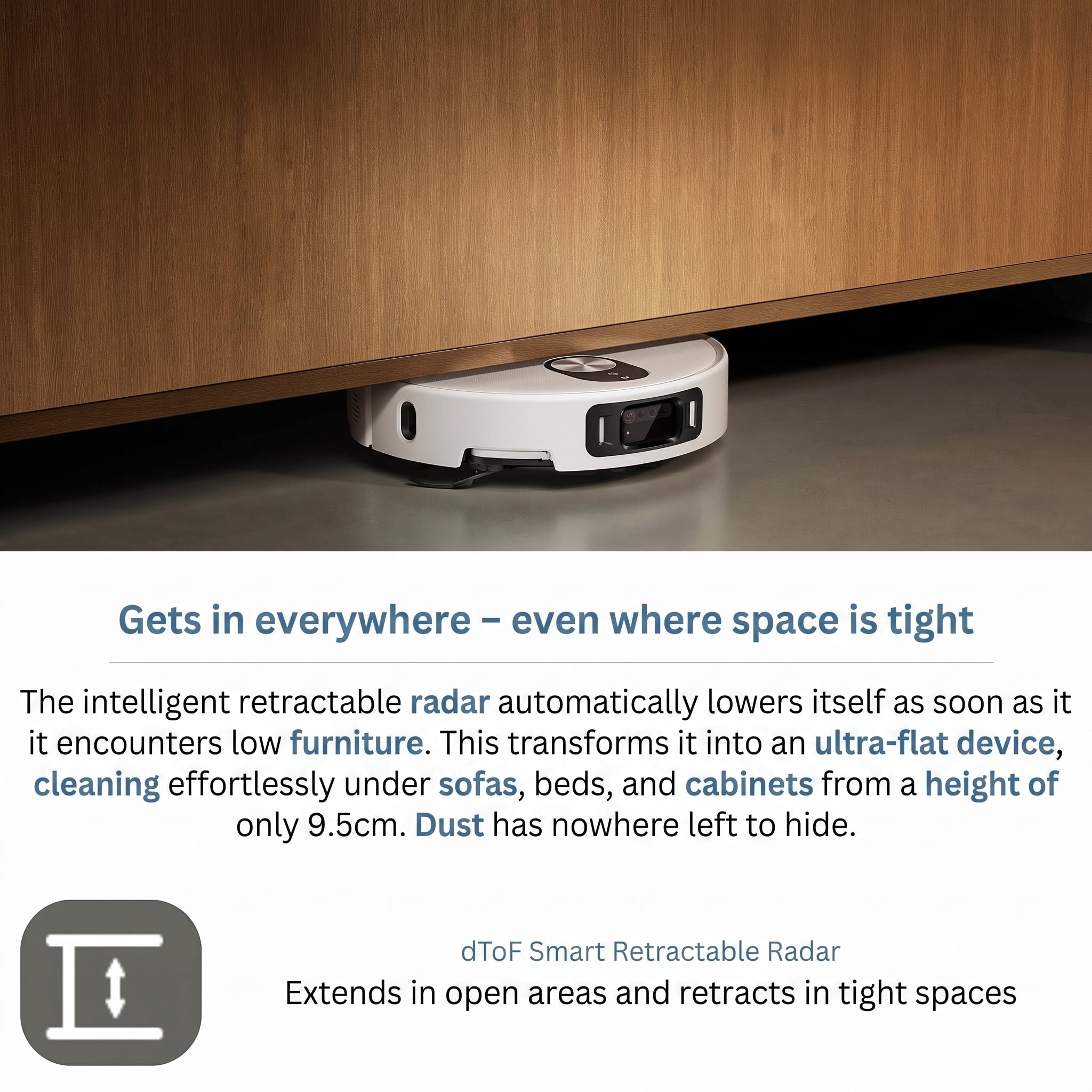 NeoSense X1 – Self-Emptying Robot Vacuum & Mop