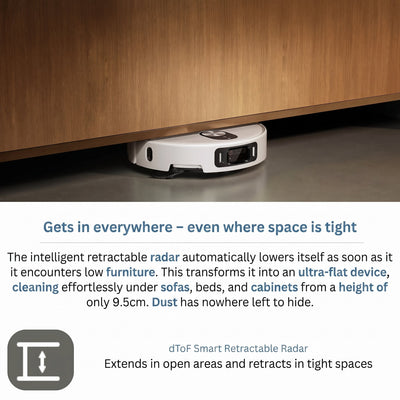 NeoSense X1 – Self-Emptying Robot Vacuum & Mop