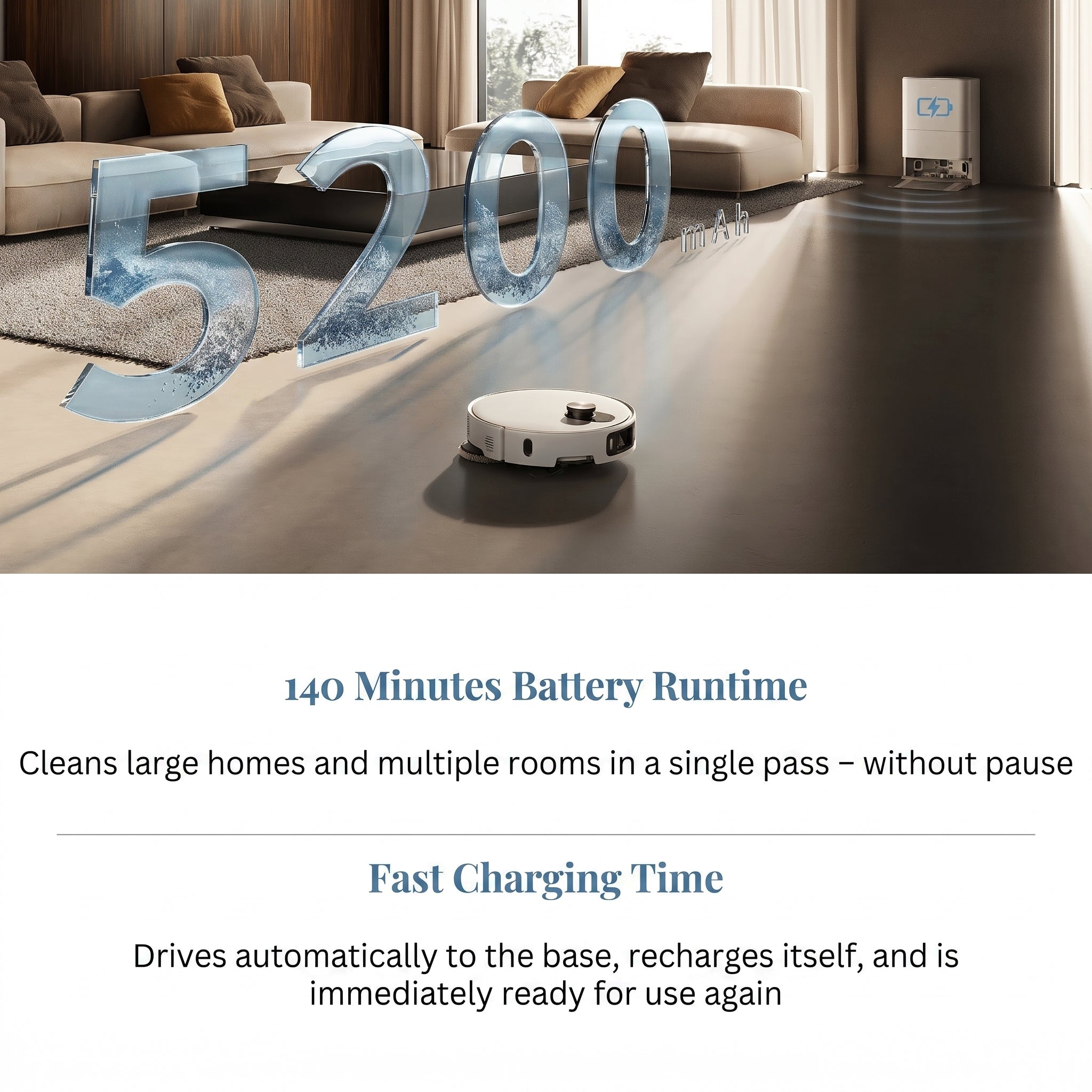 NeoSense X1 – Self-Emptying Robot Vacuum & Mop