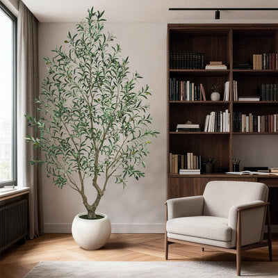 Grischmart™ Artificial Olive Tree for Home Decor | Premium Lifelike Plant