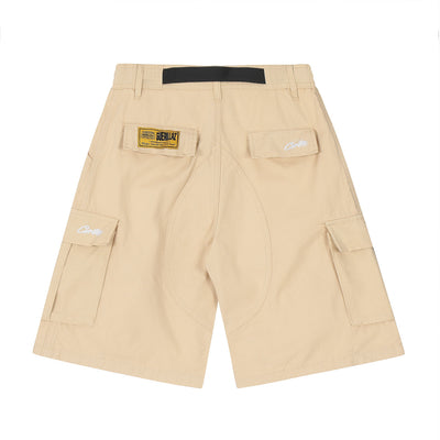 Alcatraz Cargo Beige Shorts